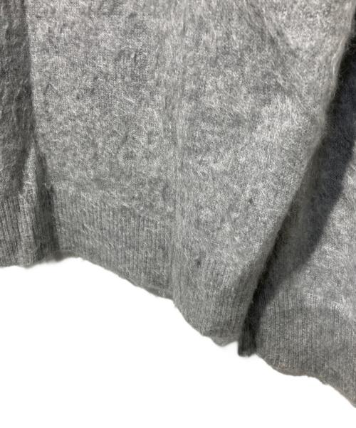 DOMELLE（ドメル）DOMELLE (ドメル) FUR CASHMERE PULLOVER グレー サイズ:9の古着・服飾アイテム