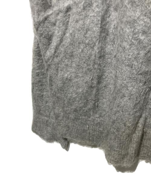 DOMELLE（ドメル）DOMELLE (ドメル) FUR CASHMERE PULLOVER グレー サイズ:9の古着・服飾アイテム