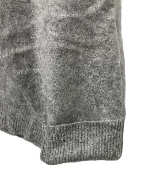 DOMELLE（ドメル）DOMELLE (ドメル) FUR CASHMERE PULLOVER グレー サイズ:9の古着・服飾アイテム