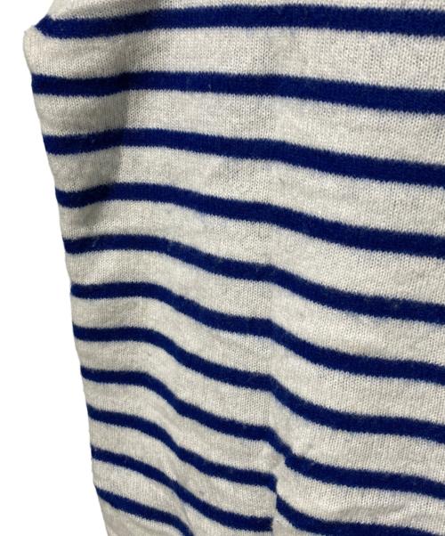 Couture d'adam（クチュールドアダム）COUTURE D'ADAM (クチュールドアダム) カシミヤニット ベージュ×ブルー サイズ:40の古着・服飾アイテム