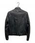 ARMANI EXCHANGE (アルマーニ エクスチェンジ) エコレザーライダ-スジャケット ブラック サイズ:XS：8000円