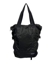 Patagonia（パタゴニア）の古着「LIGHT WAIGHT TRAVEL TOTE BAG」｜ブラック