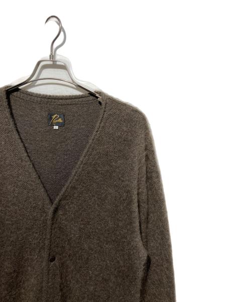 Needles（ニードルズ）Needles (ニードルズ) Mohair Cardigan - Solid ブラウン サイズ:Ｌの古着・服飾アイテム