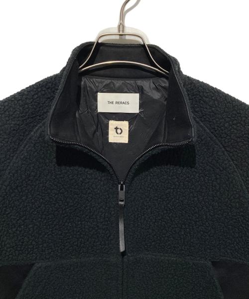 THE RERACS（ザ リラクス）THE RERACS (ザ リラクス) フリースジップジャケット ブラック サイズ:38の古着・服飾アイテム