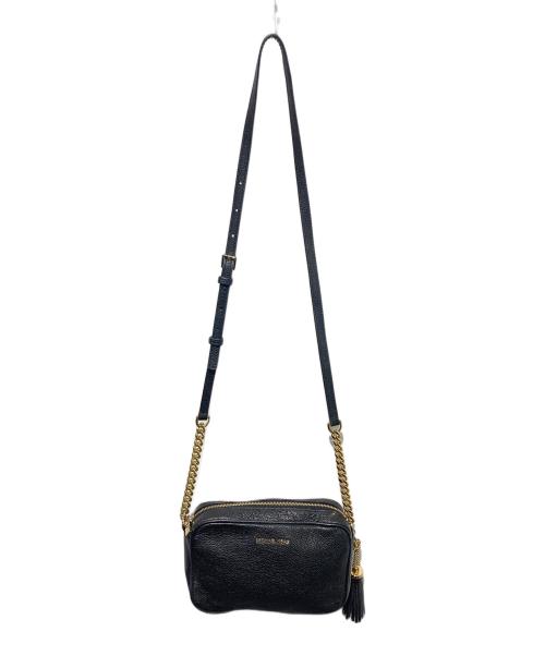 MICHAEL KORS（マイケルコース）MICHAEL KORS (マイケルコース) チェーンショルダーバッグ ブラックの古着・服飾アイテム