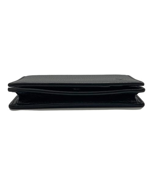 Saint Laurent Paris（サンローランパリ）Saint Laurent Paris (サンローランパリ) カサンドラ シャドウ ビジネスカードケース ブラックの古着・服飾アイテム