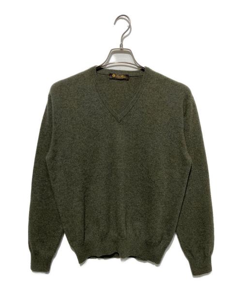 LORO PIANA（ロロピアーナ）LORO PIANA (ロロピアーナ) カシミヤVネックニット グレー サイズ:　の古着・服飾アイテム