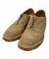 Tricker's（トリッカーズ）の古着「BOURTON ウィングチップシューズ」｜ベージュ