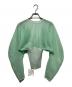 Mame Kurogouchi (マメクロゴウチ) Sheer Rounded Sleeve Knitted Cardigan ライトグリーン サイズ:1：30000円