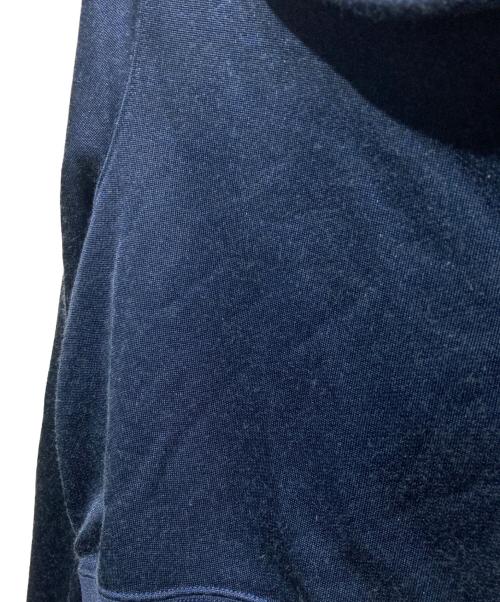 Mame Kurogouchi（マメクロゴウチ）mame kurogouchi (マメクロゴウチ) Cropped Relaxed Sweat Hoodie ネイビー サイズ:1の古着・服飾アイテム