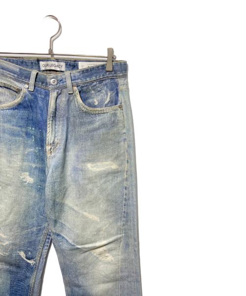 OUR LEGACY（アワーレガシー）OUR LEGACY (アワーレガシー) Thid Cut Digtal Denim Print インディゴ サイズ:28の古着・服飾アイテム