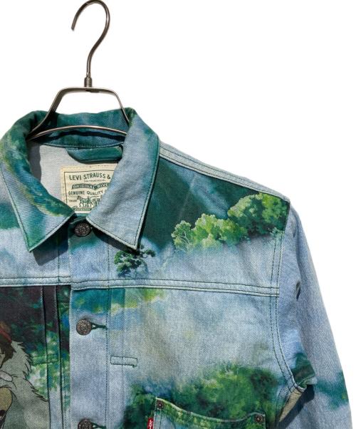 LEVI'S（リーバイス）LEVI'S (リーバイス) スタジオジブリ (スタジオジブリ) San & Wolf Trucker Jacket インディゴ サイズ:XXSの古着・服飾アイテム