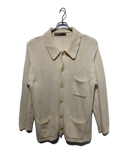 Massimo Osti Production（マッシモ・オスティ・プロダクション）Massimo Osti Production (マッシモ・オスティ・プロダクション) ローゲージニットカーディガン アイボリー サイズ:不明の古着・服飾アイテム