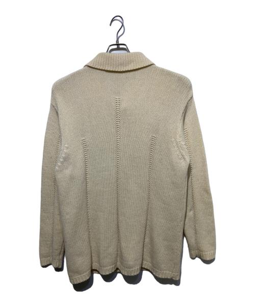 Massimo Osti Production（マッシモ・オスティ・プロダクション）Massimo Osti Production (マッシモ・オスティ・プロダクション) ローゲージニットカーディガン アイボリー サイズ:不明の古着・服飾アイテム