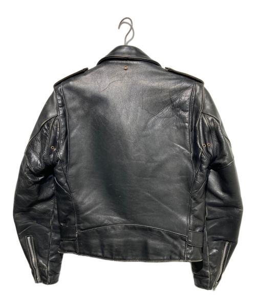 Schott（ショット）Schott (ショット) レザーダブルライダースジャケット ブラック サイズ:38の古着・服飾アイテム