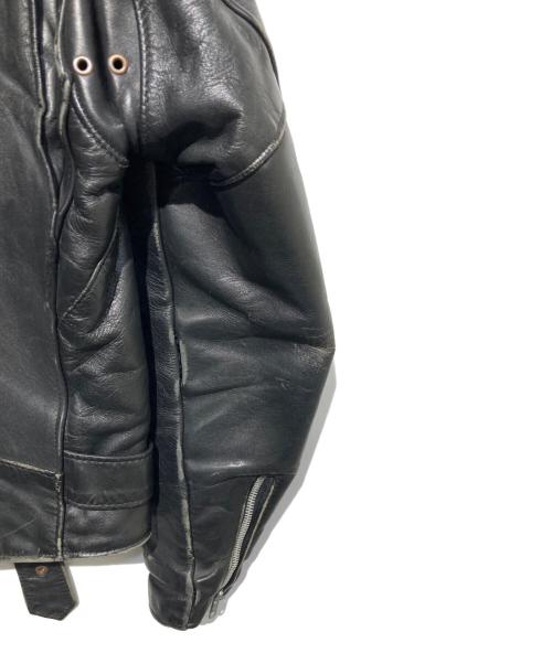 Schott（ショット）Schott (ショット) レザーダブルライダースジャケット ブラック サイズ:38の古着・服飾アイテム