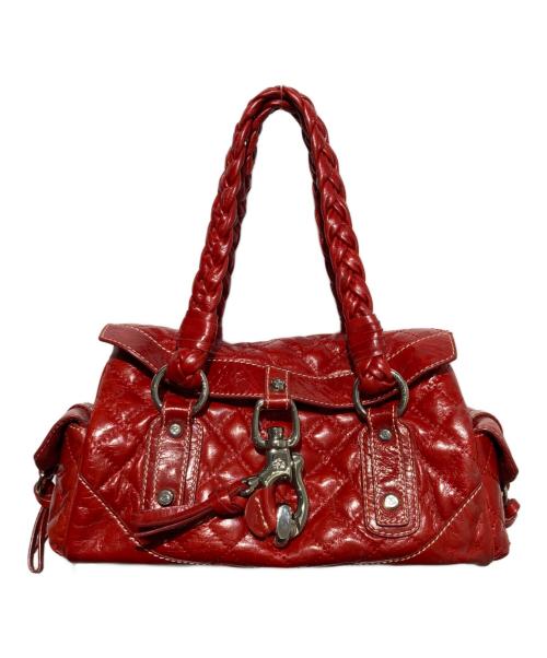 Francesco Biasia（フランシスコ ビアジア）Francesco Biasia (フランシスコ ビアジア) ハンドバッグ レッドの古着・服飾アイテム