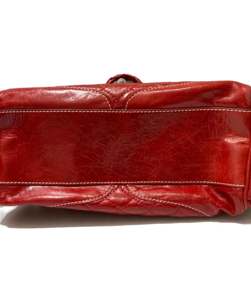 Francesco Biasia（フランシスコ ビアジア）Francesco Biasia (フランシスコ ビアジア) ハンドバッグ レッドの古着・服飾アイテム