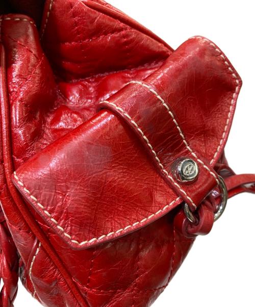 Francesco Biasia（フランシスコ ビアジア）Francesco Biasia (フランシスコ ビアジア) ハンドバッグ レッドの古着・服飾アイテム