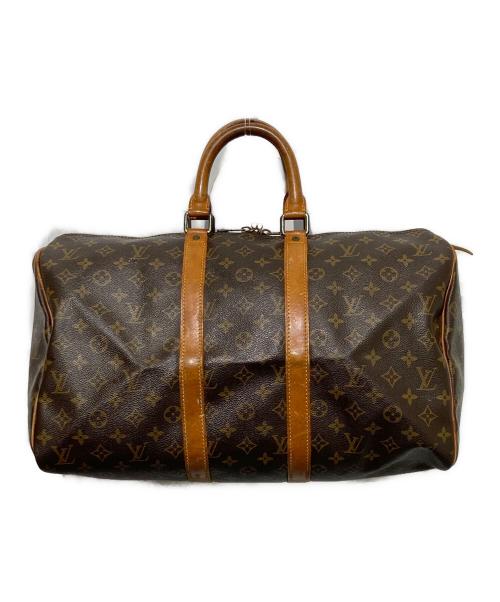 LOUIS VUITTON（ルイ ヴィトン）LOUIS VUITTON (ルイ ヴィトン) キーポル45 トラベルバッグ ブラウンの古着・服飾アイテム