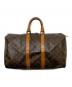 LOUIS VUITTON（ルイ ヴィトン）の古着「キーポル45 トラベルバッグ」｜ブラウン
