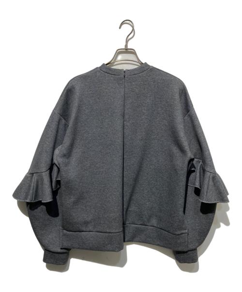 ENFOLD（エンフォルド）ENFOLD (エンフォルド) KEITA MARUYAMA (ケイタマルヤマ) RAFFLE-SLEEVES PULLOVER グレー サイズ:38の古着・服飾アイテム