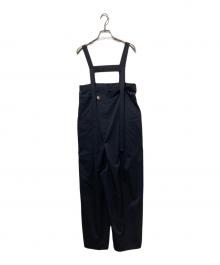 ENFOLD（エンフォルド）の古着「STRAP-TROUSERS」｜ネイビー