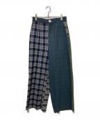 ENFOLDエンフォルド）の古着「WIDE TROUSERS」｜グリーン