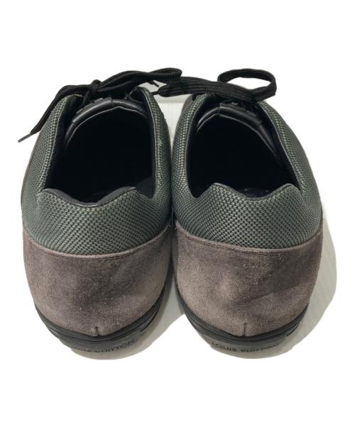 LOUIS VUITTON（ルイ ヴィトン）LOUIS VUITTON (ルイ ヴィトン) ローカットスニーカー グレー×ブラック サイズ:81/2の古着・服飾アイテム