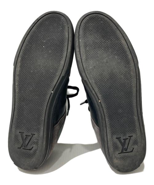LOUIS VUITTON（ルイ ヴィトン）LOUIS VUITTON (ルイ ヴィトン) ローカットスニーカー グレー×ブラック サイズ:81/2の古着・服飾アイテム