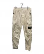 STONE ISLANDストーンアイランド）の古着「Cotton Poplin Strech Cargo Pants」｜アイボリー