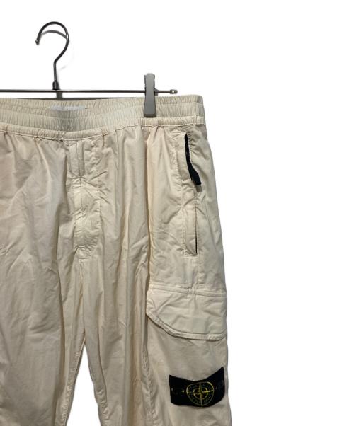 STONE ISLAND（ストーンアイランド）STONE ISLAND (ストーンアイランド) Cotton Poplin Strech Cargo Pants アイボリー サイズ:33の古着・服飾アイテム