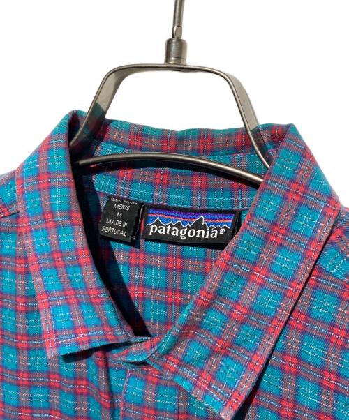 Patagonia（パタゴニア）Patagonia (パタゴニア) チェックシャツ ブルー×レッド サイズ:Mの古着・服飾アイテム
