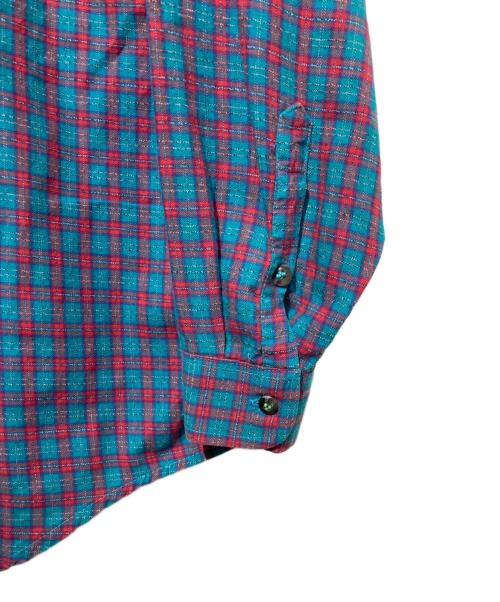 Patagonia（パタゴニア）Patagonia (パタゴニア) チェックシャツ ブルー×レッド サイズ:Mの古着・服飾アイテム