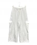 JOSEMOONジョゼムーン）の古着「SIDE SLIT SWEAT PANTS」｜ブラック