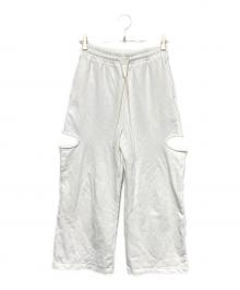 JOSEMOON（ジョゼムーン）の古着「SIDE SLIT SWEAT PANTS」｜ブラック