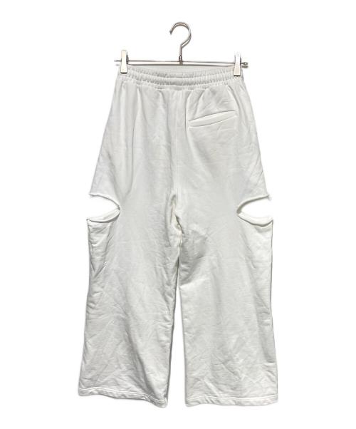 JOSEMOON（ジョゼムーン）josemoon (ジョゼムーン) SIDE SLIT SWEAT PANTS ブラック サイズ:36の古着・服飾アイテム