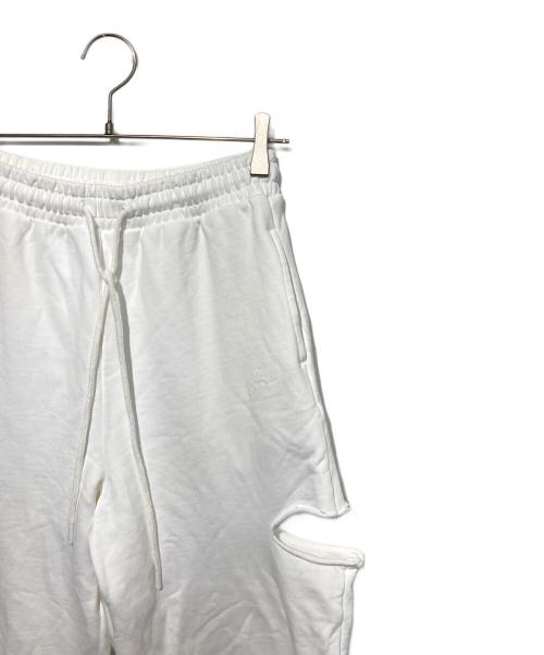 JOSEMOON（ジョゼムーン）josemoon (ジョゼムーン) SIDE SLIT SWEAT PANTS ブラック サイズ:36の古着・服飾アイテム