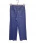 PLEATS PLEASE (プリーツプリーズ) COTTON DENIM プリーツパンツ ブルー サイズ:4：55000円
