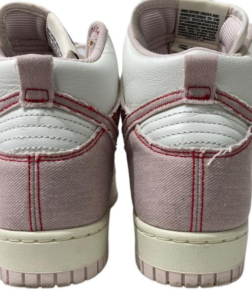 NIKE（ナイキ）NIKE (ナイキ) ハイカットスニーカー ホワイト×ピンク サイズ:26の古着・服飾アイテム