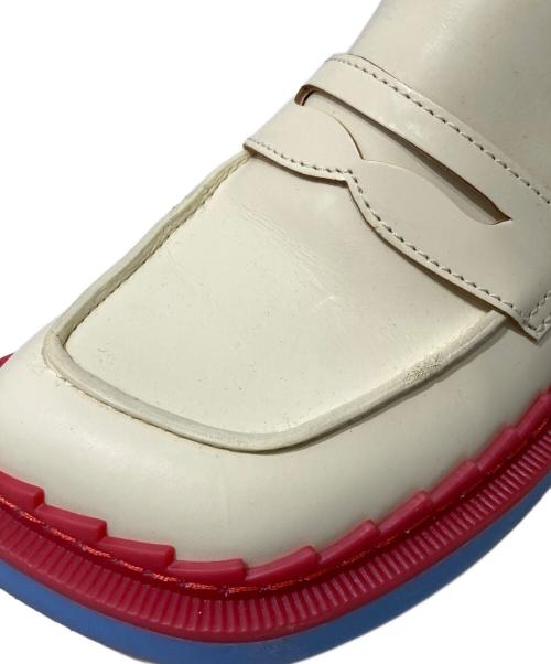 CAMPER（カンペール）CAMPER (カンペール) ローファー ブルー×ベージュ サイズ:37の古着・服飾アイテム