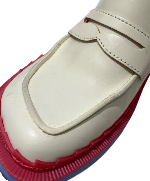 CAMPER（カンペール）CAMPER (カンペール) ローファー ブルー×ベージュ サイズ:37の古着・服飾アイテム