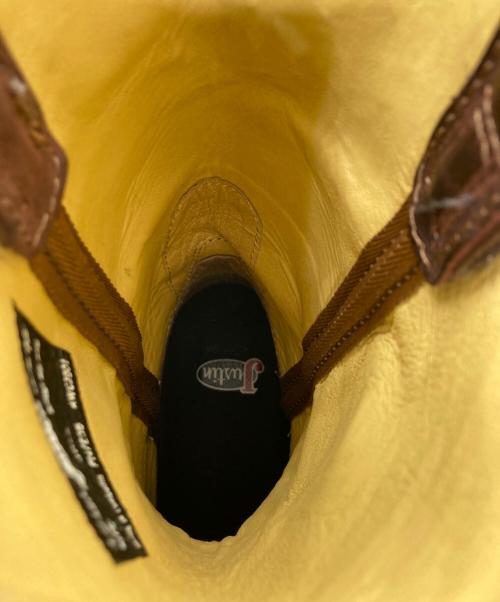 JUSTIN（ジャスティン）JUSTIN (ジャスティン) スクエアトゥウェスタンブーツ ブラウン サイズ:8.5Dの古着・服飾アイテム