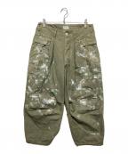 HERILLヘリル）の古着「Duck Cargopants Splash」｜カーキ