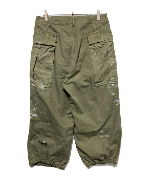 HERILL（ヘリル）HERILL (ヘリル) Duck Cargopants Splash カーキ サイズ:2の古着・服飾アイテム