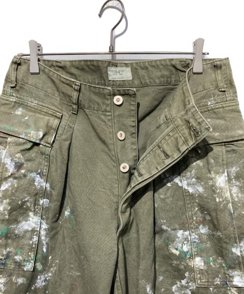 HERILL（ヘリル）HERILL (ヘリル) Duck Cargopants Splash カーキ サイズ:2の古着・服飾アイテム