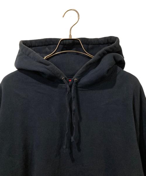 SUPREME（シュプリーム）SUPREME (シュプリーム) Satin Applique Hooded Sweatshirt ネイビー サイズ:XXLの古着・服飾アイテム