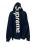 SUPREME (シュプリーム) Satin Applique Hooded Sweatshirt ネイビー サイズ:XXL：21000円