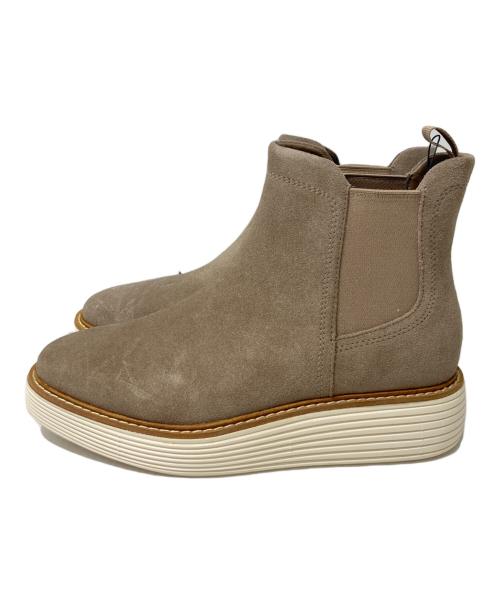 COLE HAAN（コールハーン）COLE HAAN (コールハーン) オリジナルグランド プラットフォーム チェルシー ウォータープルーフ ベージュ サイズ:6 1/2の古着・服飾アイテム
