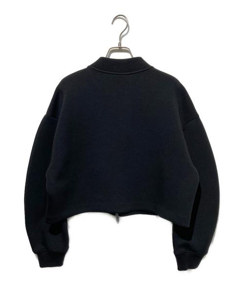 Calvin Klein Jeans（カルバンクラインジーンズ）Calvin Klein Jeans (カルバンクラインジーンズ) オーバーサイズショートジップボンバージャケット ブラック サイズ:Sの古着・服飾アイテム